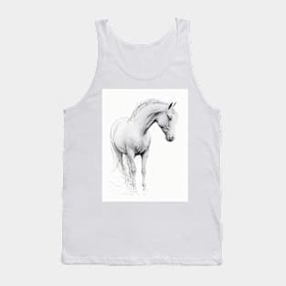 White Horse Tank Top